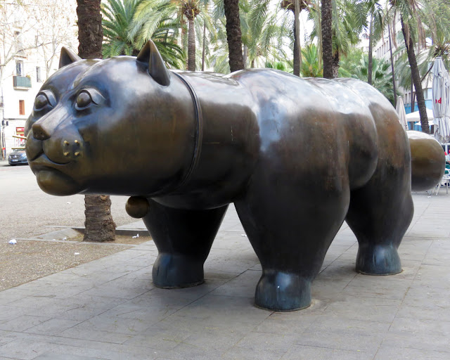 El gat del Raval, Gato, Cat by Francesco Botero, Rambla del Raval, Barcelona