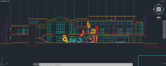    تحميل ملف أوتوكاد لــ مشروع قسم بناء قاعة المؤتمرات Dwg