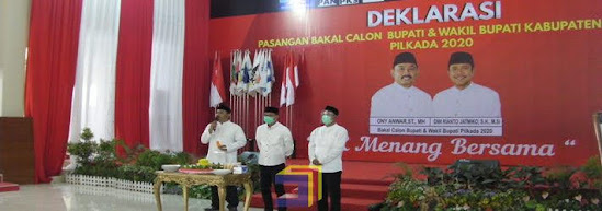 Deklarasi Bakal Cabup dan Wakil Bupati Ngawi