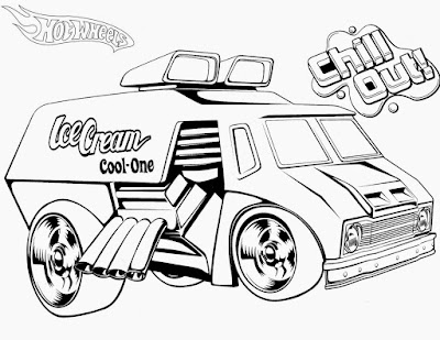 Desenhos para Colorir Hot Wheels Battle Force 5