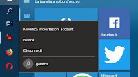 Cambio rapido utente in Windows 10