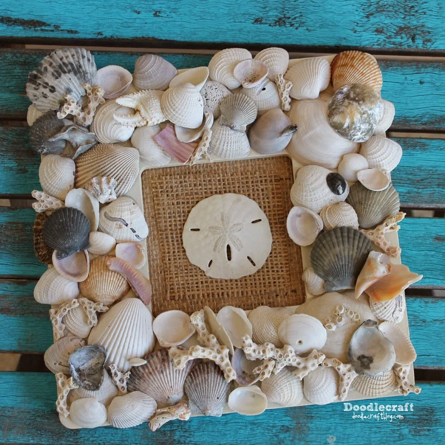 Seashell Memory Frame Keepsake!