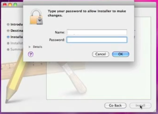 stealing the admin password of Mac