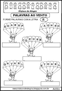 Alfabetização, formação de palavras