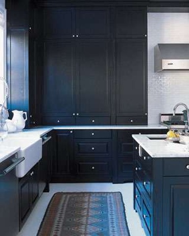 black kitchen