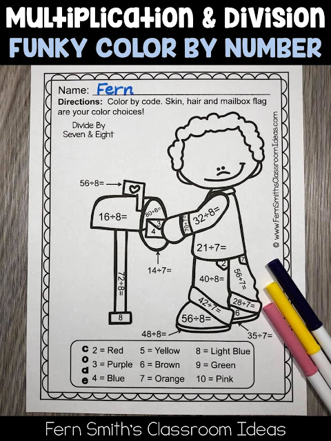 You will love the no prep, print and go ease of these St. Valentine's Day Color By Number Addition, Subtraction, Multiplication, and Division FUNKY Valentines Themed Printables. This FUNKY St. Valentine's Day Color By Number Addition, Subtraction, Multiplication, and Division Printables include 20 pages for introducing or reviewing addition, subtraction, multiplication, and division. This bundle is perfect for differentiation in ESOL, ESL, Home Schooling and Special Education Classes.