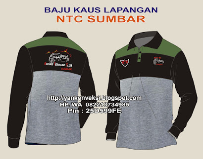 BAJU KAOS LAPANGAN    PESANAN CLUB NISSAN TERANO SUMBAR TAHUN 2017