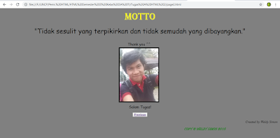 Tutorial Membuat Biodata Keren HTML