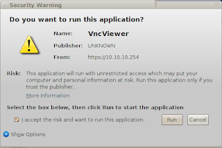 Run VNC Viewer di Proxmox