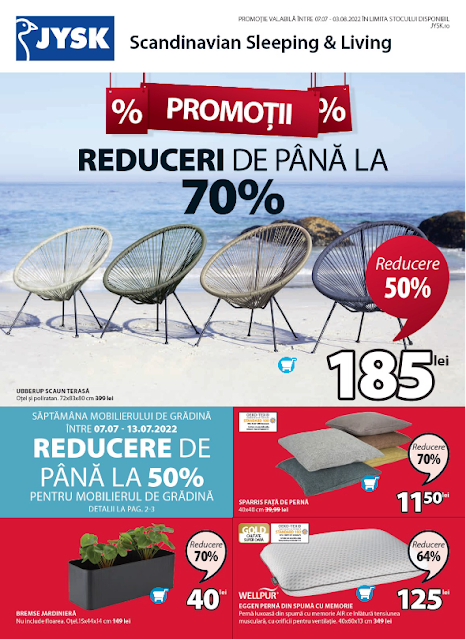 JYSK Catalog-Brosura 7-1307 2022 → PÂNĂ LA 70% REDUCERE LA SUTE DE PRODUSE