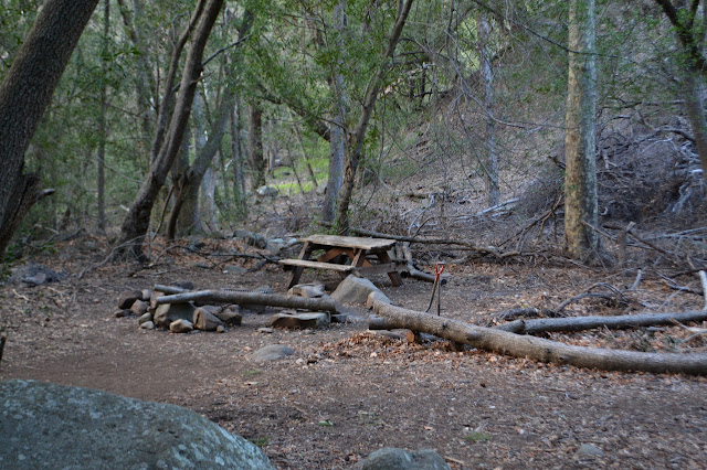 table and fire ring