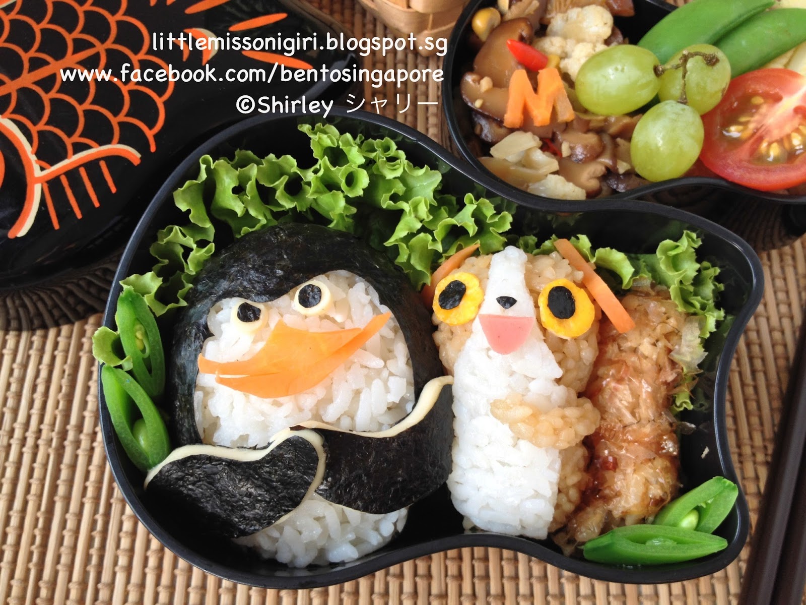 Madagascar Bento マダガスカルのキャラベン Little Miss Bento