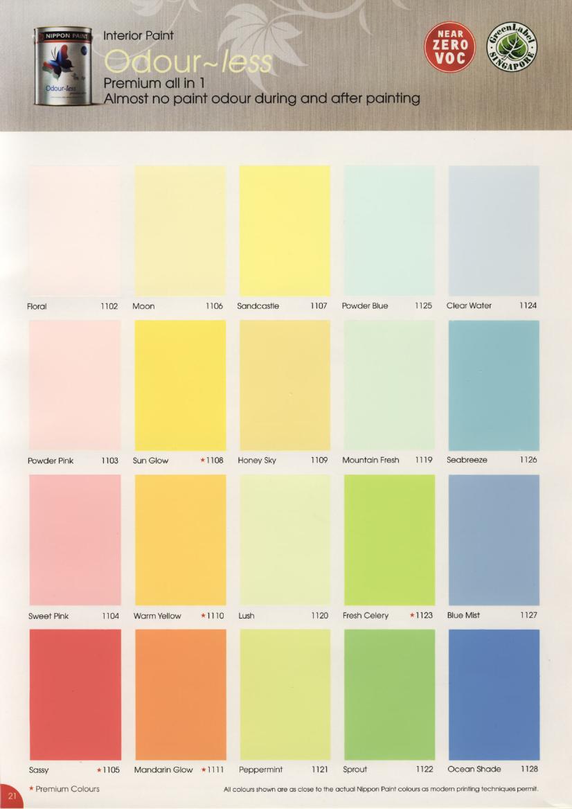Katalog Warna Nippon Paint ARSITEKTUR ON SEVEN