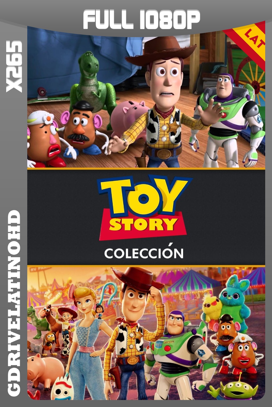 Toy Story – Colección (1995-2019) BDRip x265 1080p Latino-Inglés