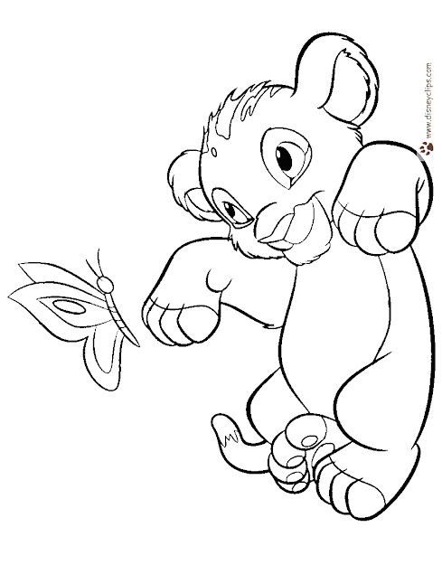 The Lion King Printable Coloring Pages  Disney Coloring Book In Simba  Coloring Pages