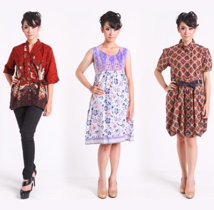 25 Desain Baju  Batik  Modern Casual Untuk Remaja Wanita