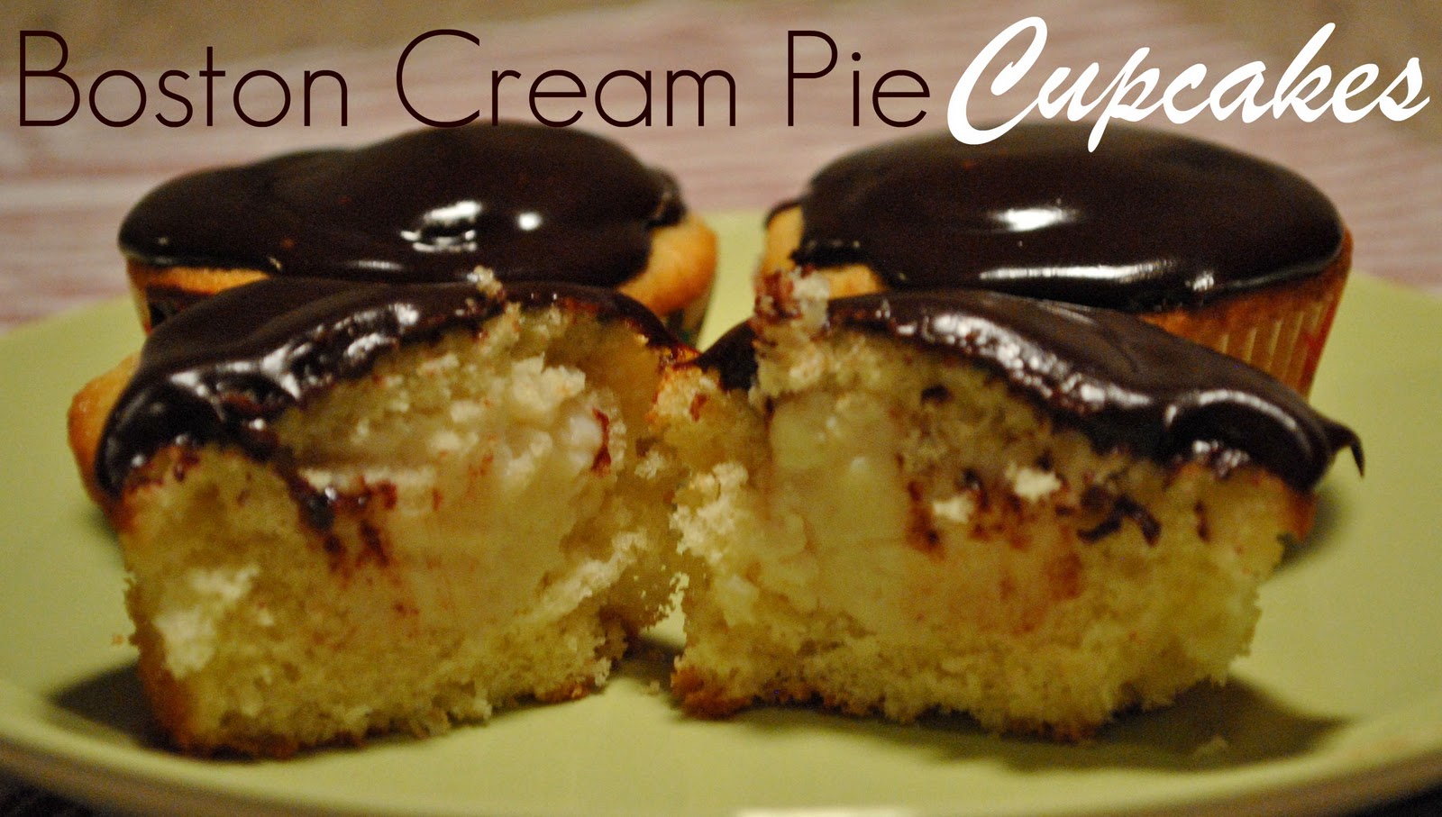 Boston Cream Pie Cupcake Recipe