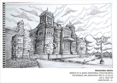 [Sketch] #14 Bank Indonesia Yogyakarta