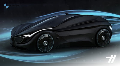 Concept BMW TRON - a real hybrid