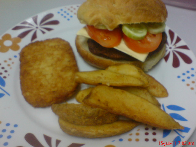 Homemade Roti Burger ~ Umi's Cup Cake