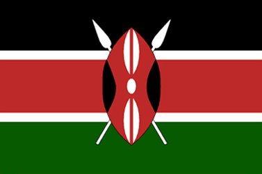 Kenya Flag, country flag of Kenya.