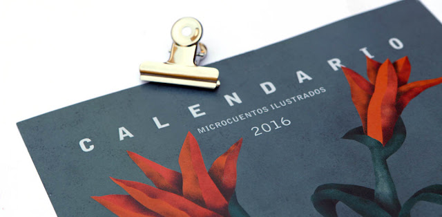 Calendario 2016 de ilustraciones . Illustrated 2016 calendar