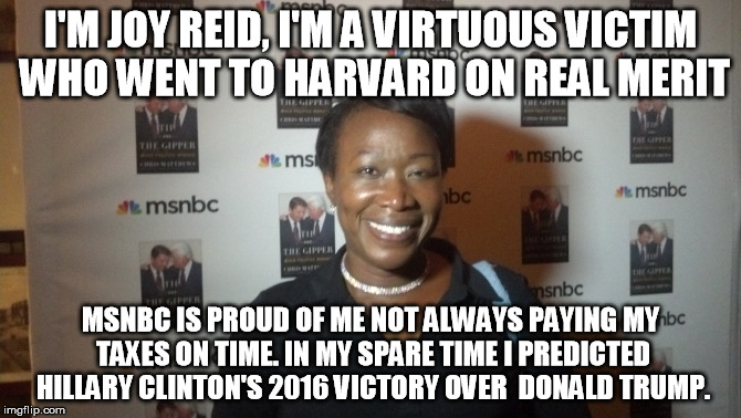 Newsalert: The Joy Reid Meme of Virtue