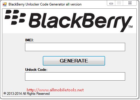 Blackberry Unlock Code Calculator {Generator} Software V2.4 Free Download For All