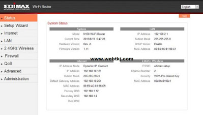 Panduan Lengkap Setting Router Edimax BR-6228nS V2