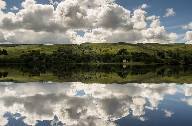 Photo of reflections on Loch Awe