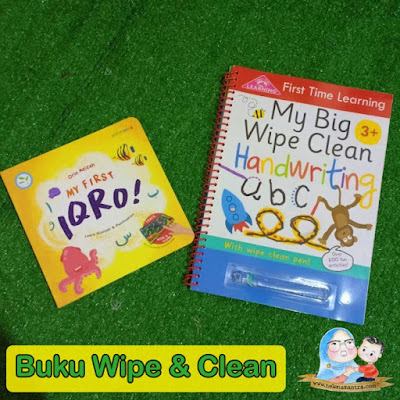 buku wipe and clean murah
