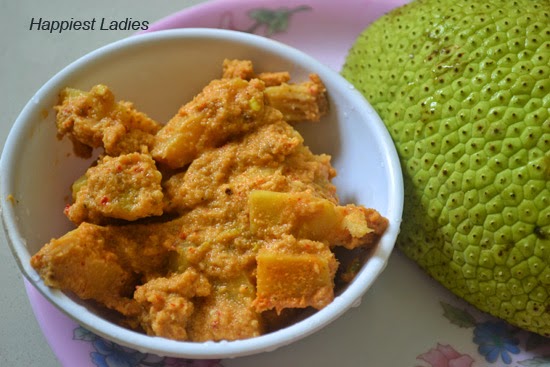 South Indian Bread Fruit Sambar