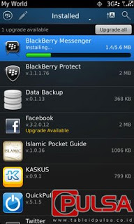 BlackBerry Messenger v.7 via Wifi