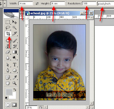 Cara Membuat Foto 2x3 3x4 dengan Photoshop 