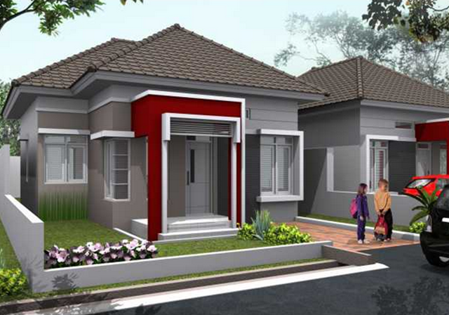  rumah minimalis yang banyak digemari oleh para keluarga yang gres membina rumah tangga ad Medan Bentuk Rumah Minimalis Tipe 70 Modern