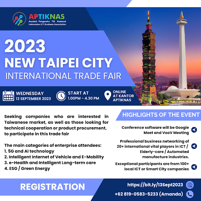 2023 NEW TAIPEI CITY INTERNATIONAL TRADE FAIR - 13 Sep 2023