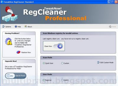 TweakNow RegCleaner Professional 3.6