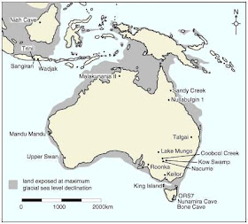 Pre-glacial US coastline