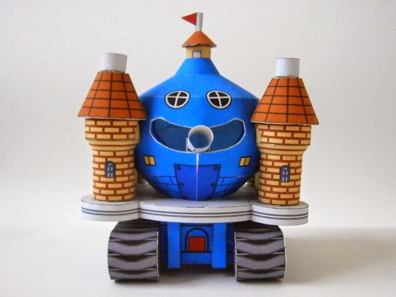  Schleiman Tank paper model based on the Dragon Quest Monsters Schleiman Tank Papercraft