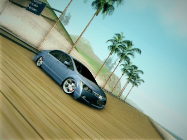 Honda Civic + Rodas Do Audi R8