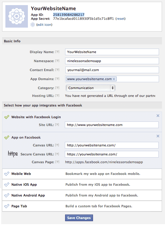 Facebook Invite Friends API