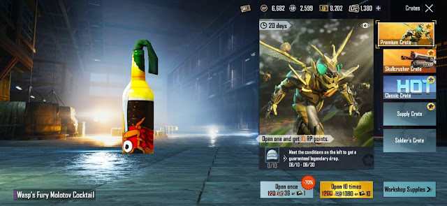 PUBG MOBILE | NEW MASKED WASP SET IN PREMIUM CRATE JUN 2021