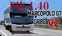 MARCOPOLO G7 PARADISO 1800 DD VOLVO GCFP + FIX 1.40 ETS2/ATS