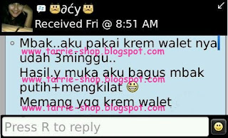 Testimoni Walet Cream Putih Walet Super Ajaib