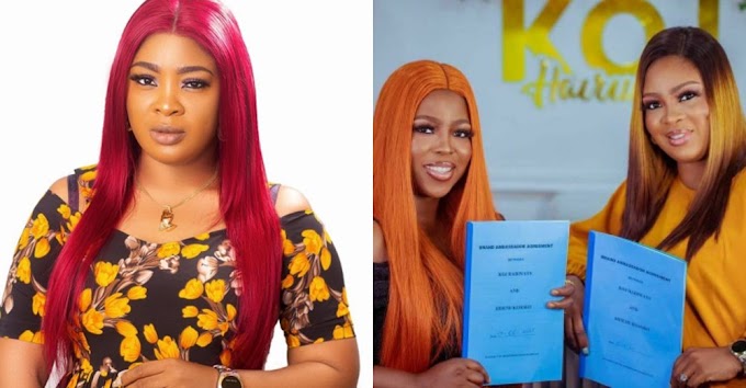 Congratulations Are In Order For Yoruba Actress Bidemi Kosoko As She Sign A New Endorsement Deal (Photos)