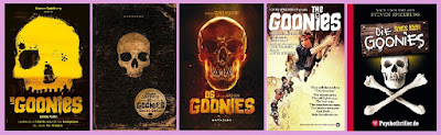 portadas de la novela juvenil de aventuras Los goonies