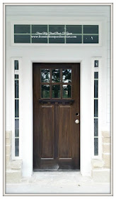 Exterior Wood Front Door-Craftsman Style- Front My Front Porch To Yours