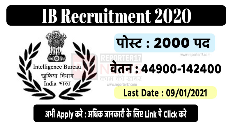 ib recruitment 2020