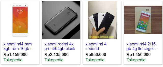 harga xiaomi redmi 4