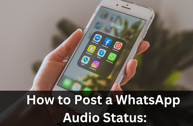 How to Post a WhatsApp Audio Status:
